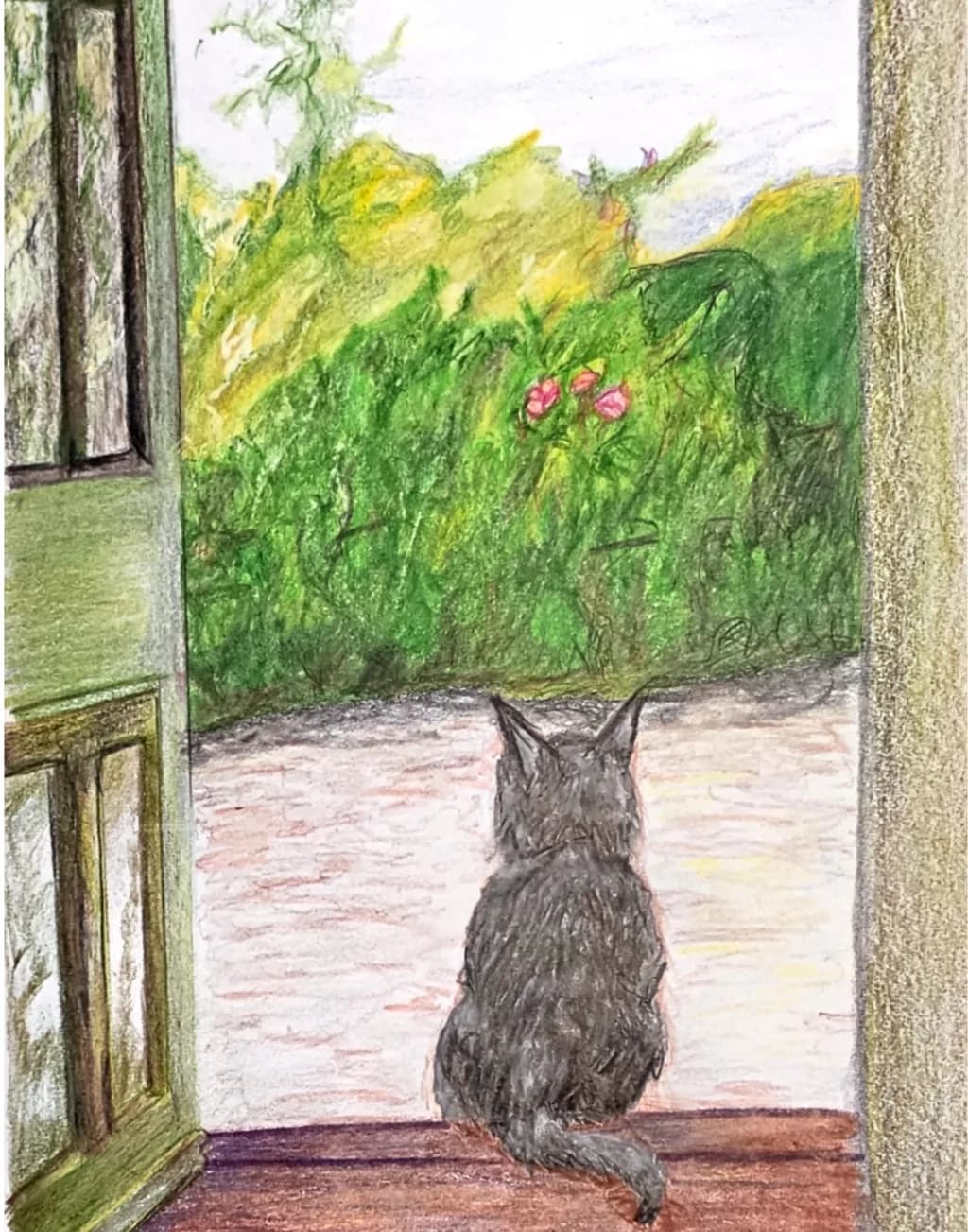Waiting Cat