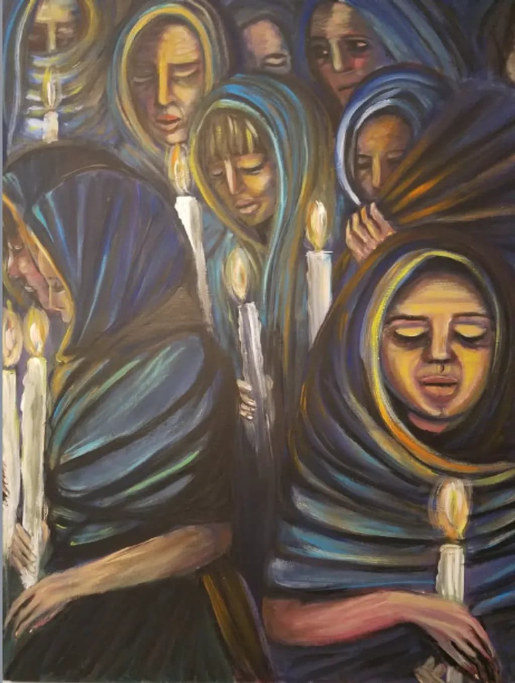Mujeres con Rebozos