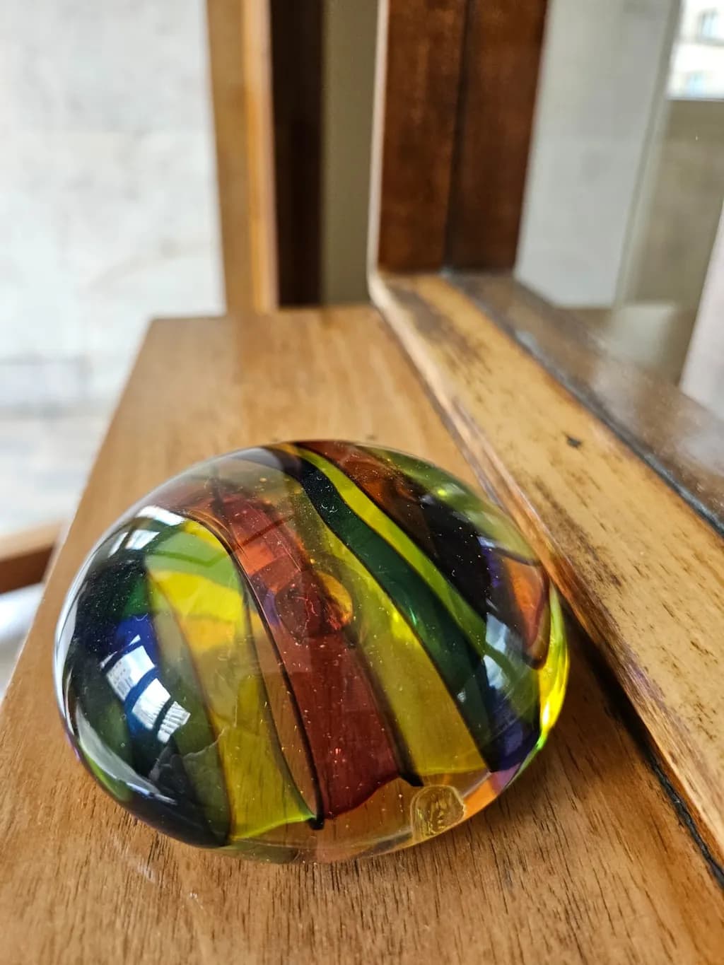 Striped Glass Orb