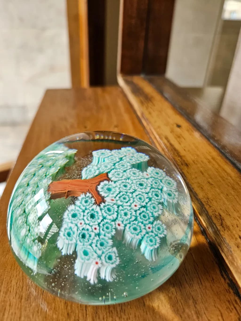 Turquoise Blossom Orb