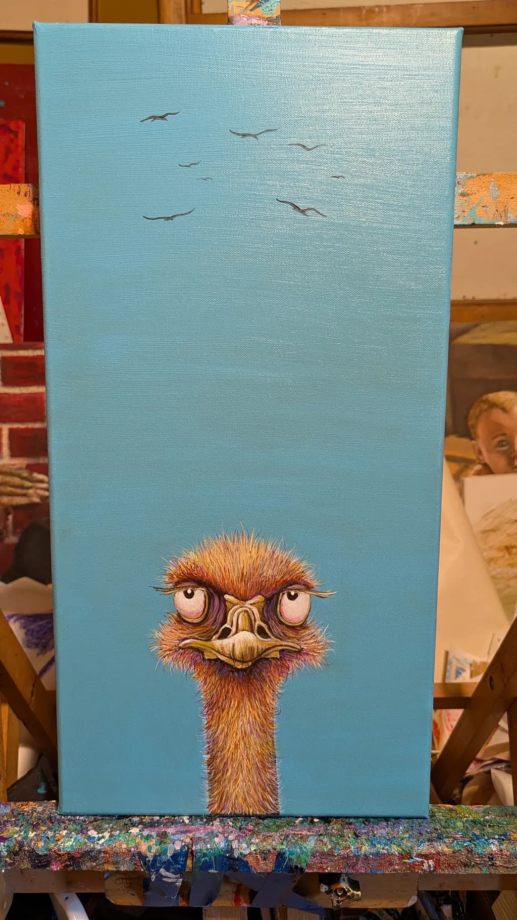Ostrich Gaze
