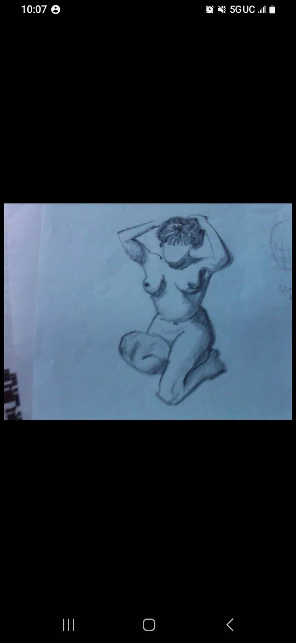 Kneeling Nude Sketch