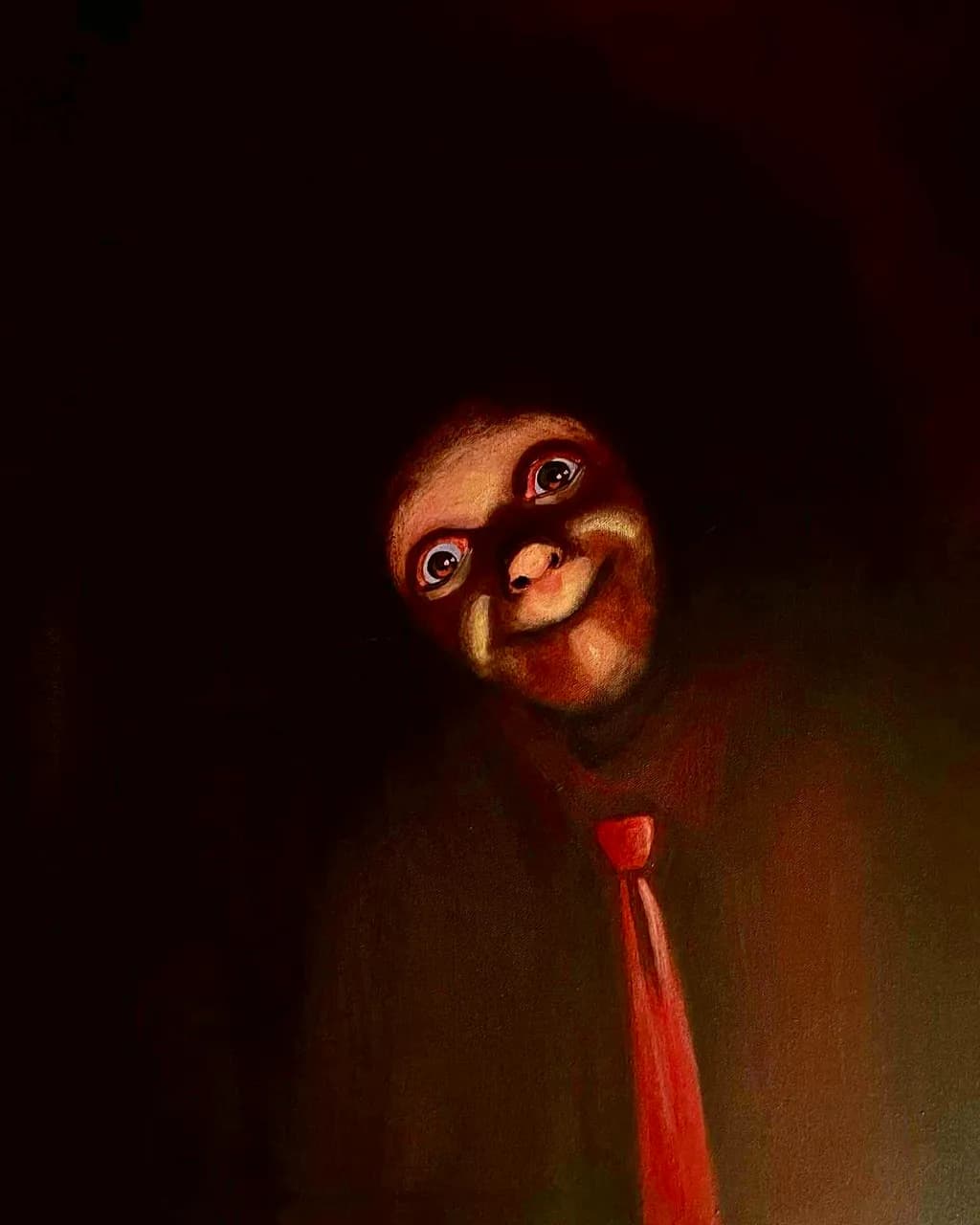 Red Tie Shadow