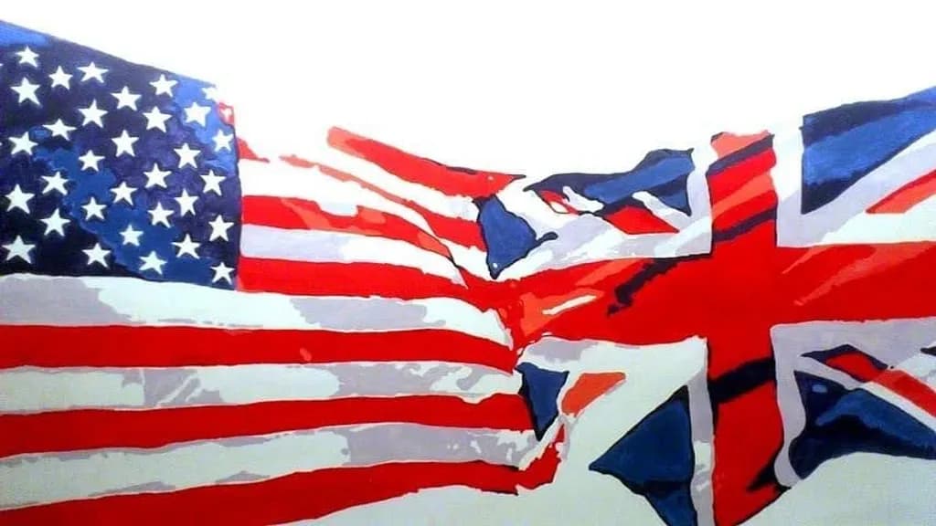 Flags Entwined