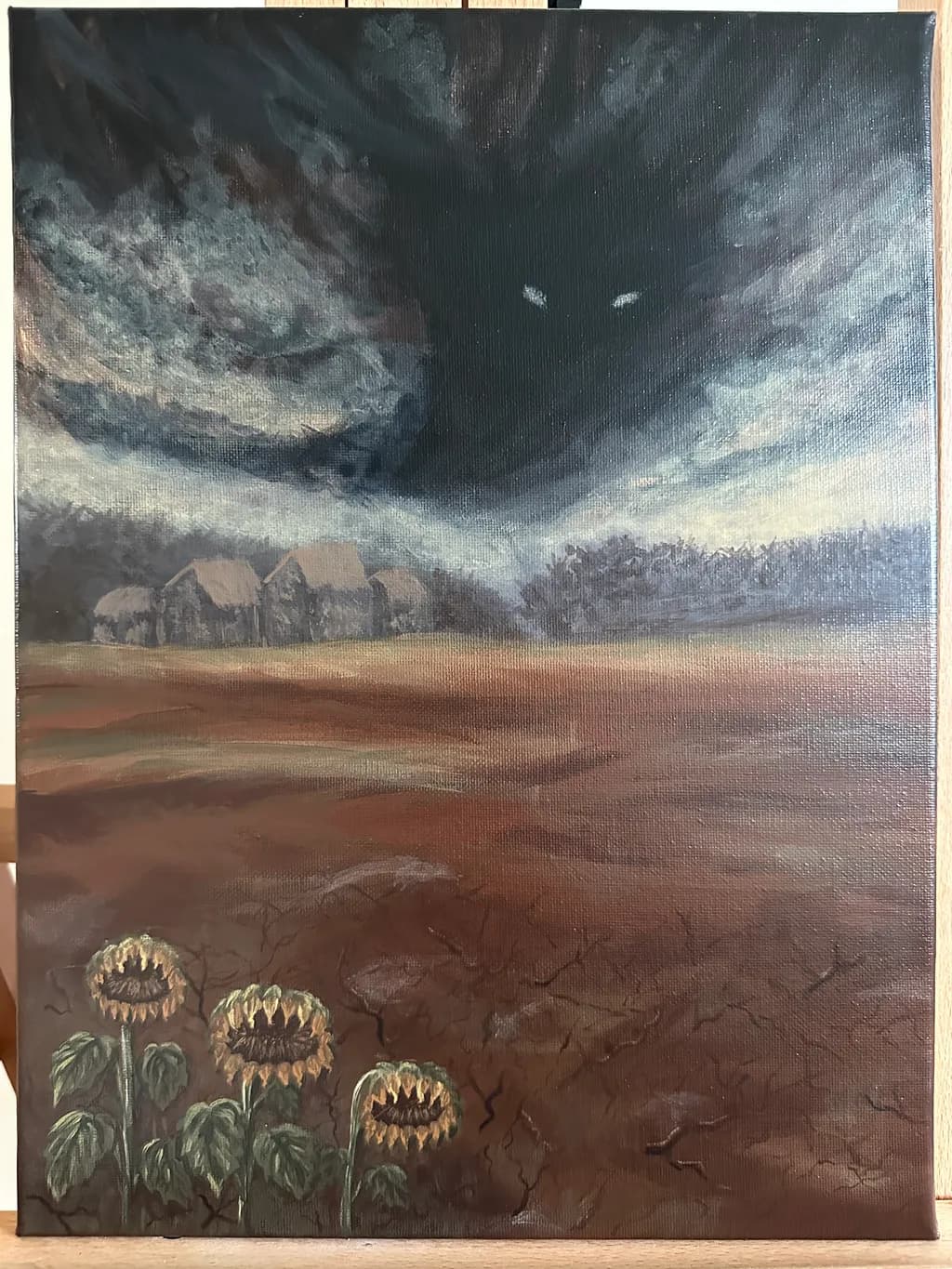 Shadow Over Sunflowers