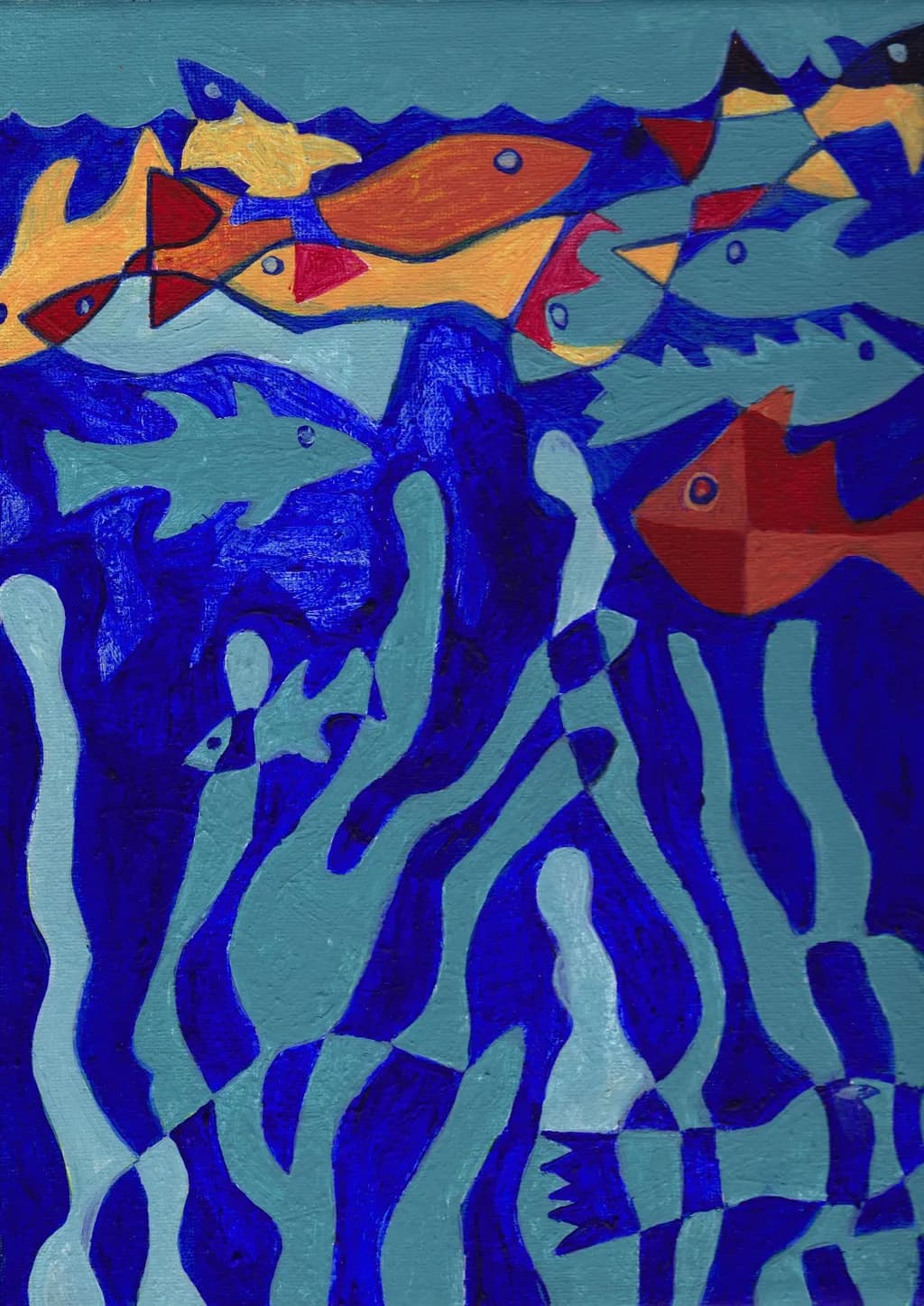 Abstract Fish Reef
