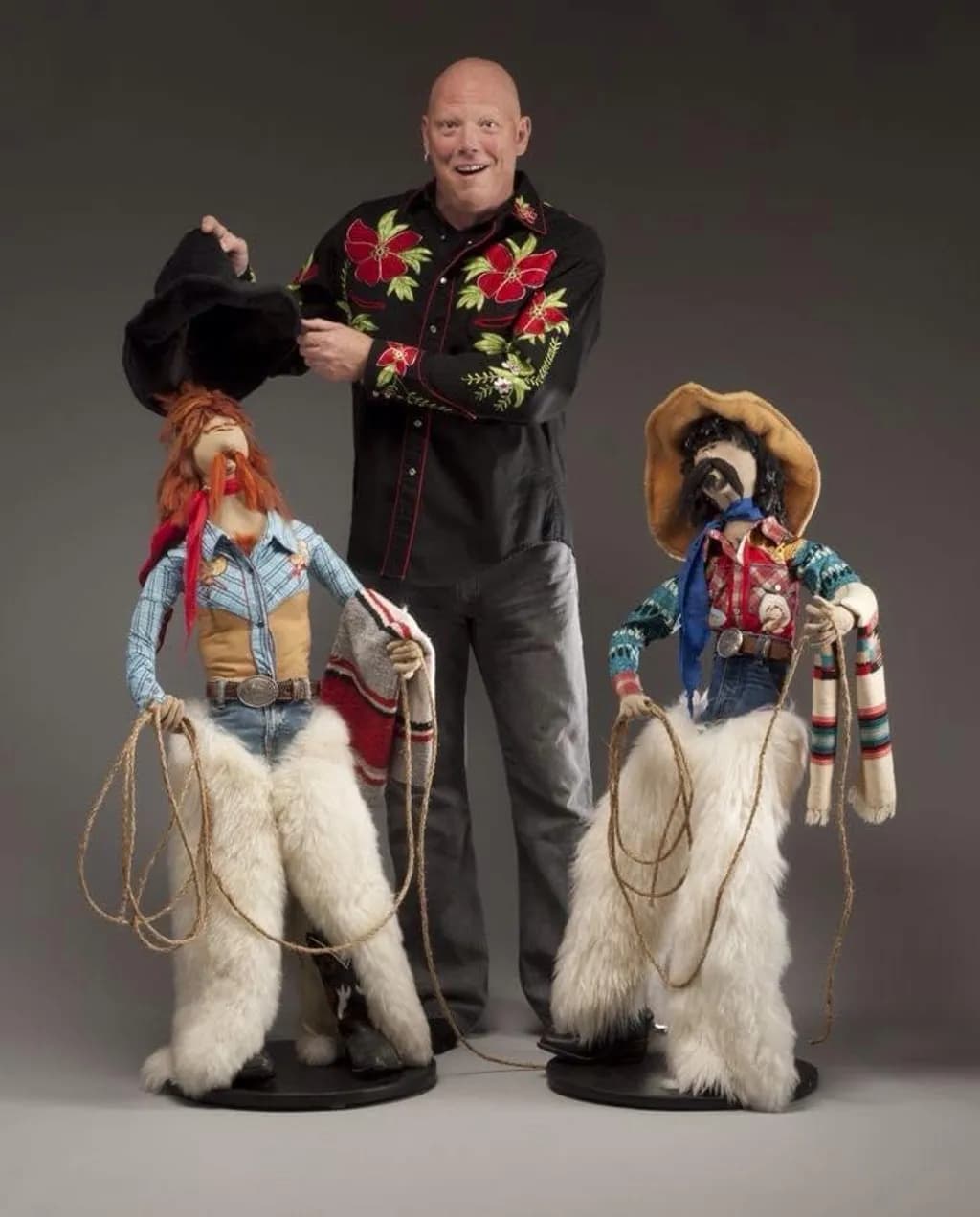 Cowboy Puppet Duo