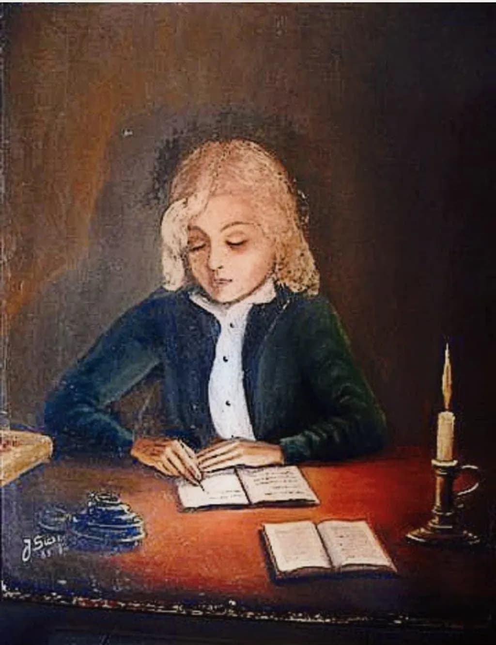Candlelit Study