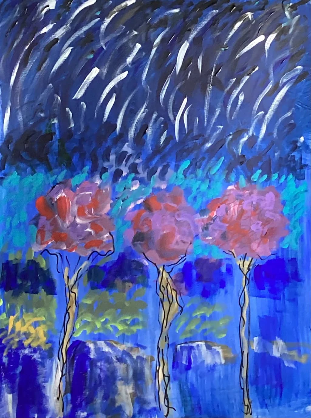 Trio in Blue