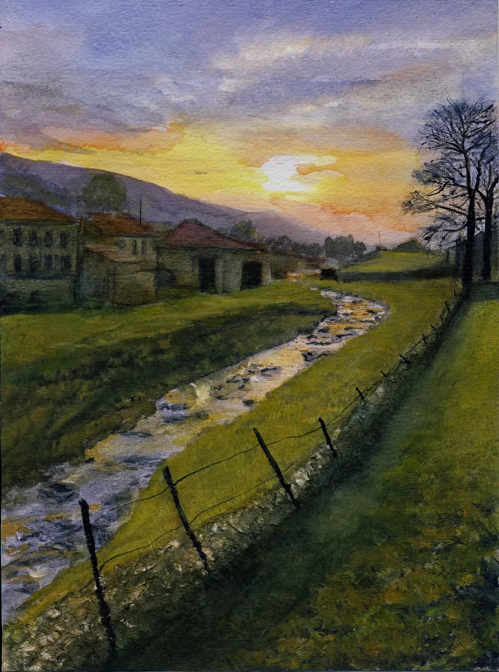 Spring Sunrise Thwaite Beck