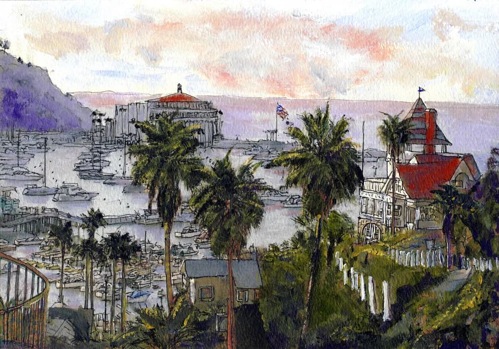 Avalon Harbor Early Morning