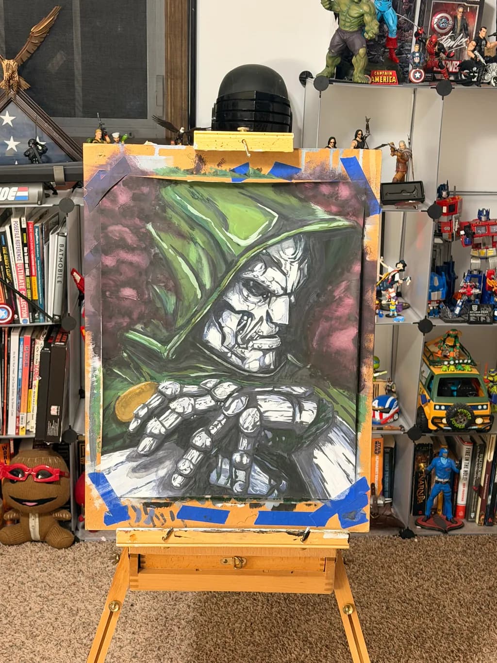 Hooded Steel Sentinel