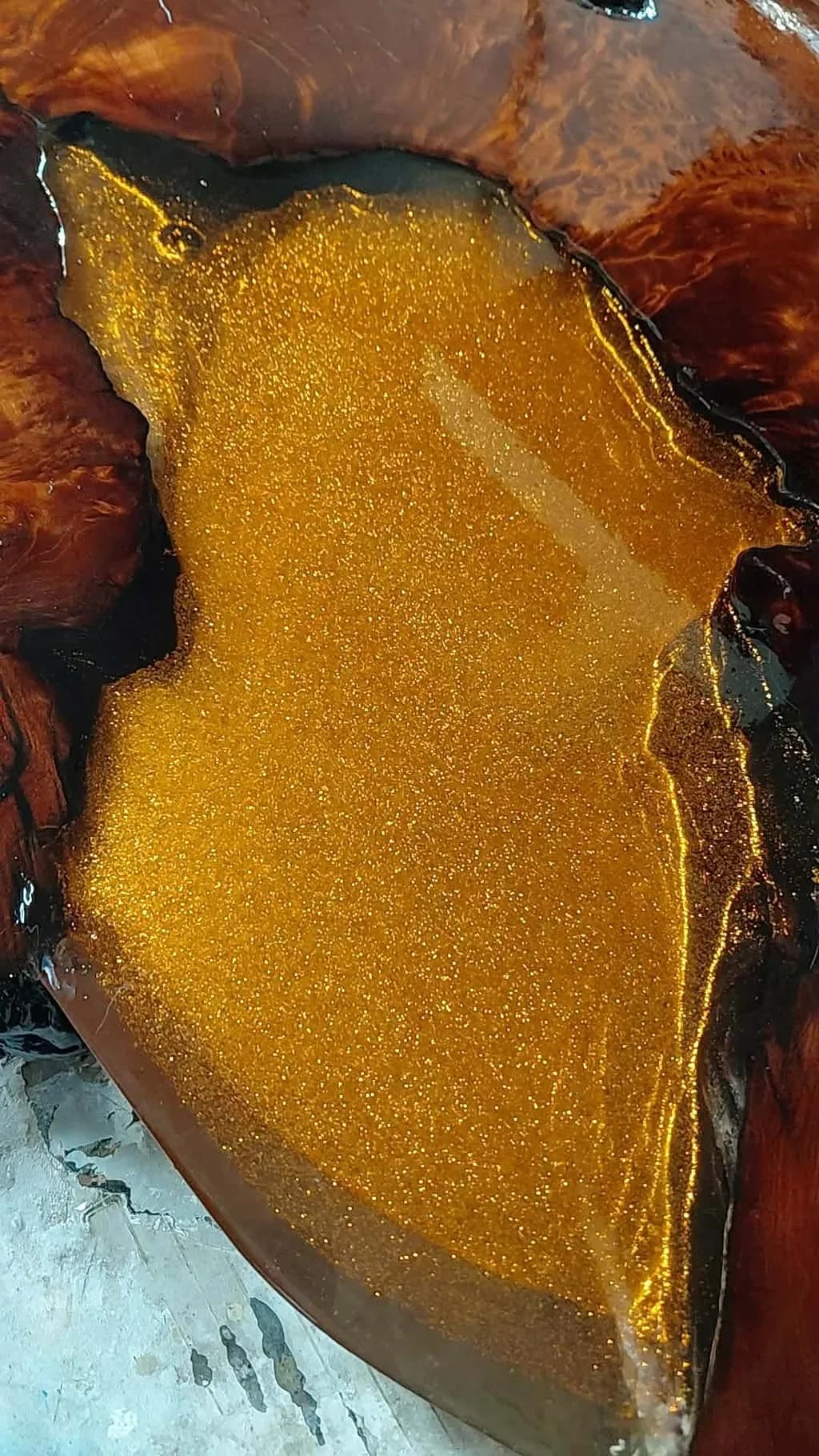 Golden Resin Flow