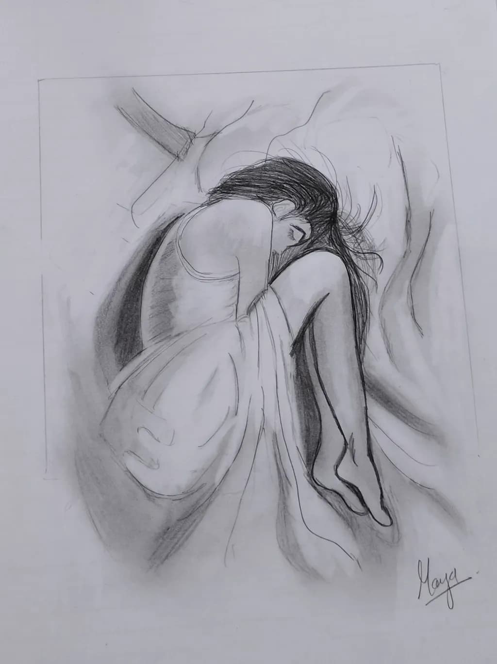 Curled in Silence
