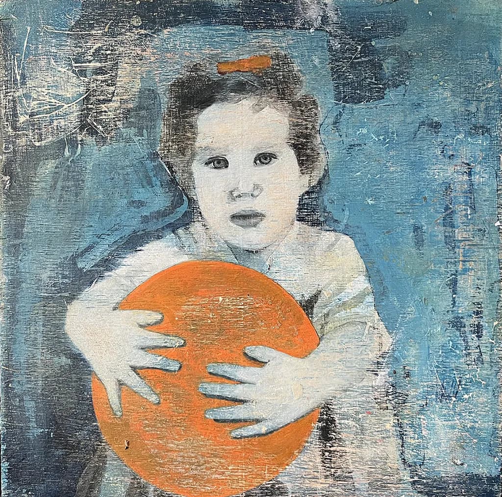 Suzy with Orange Sphere