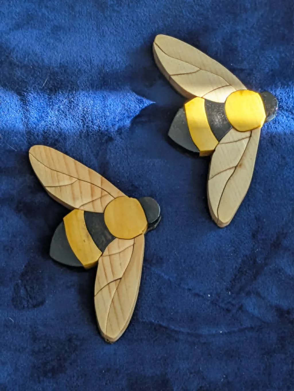 Wooden Bumblebees