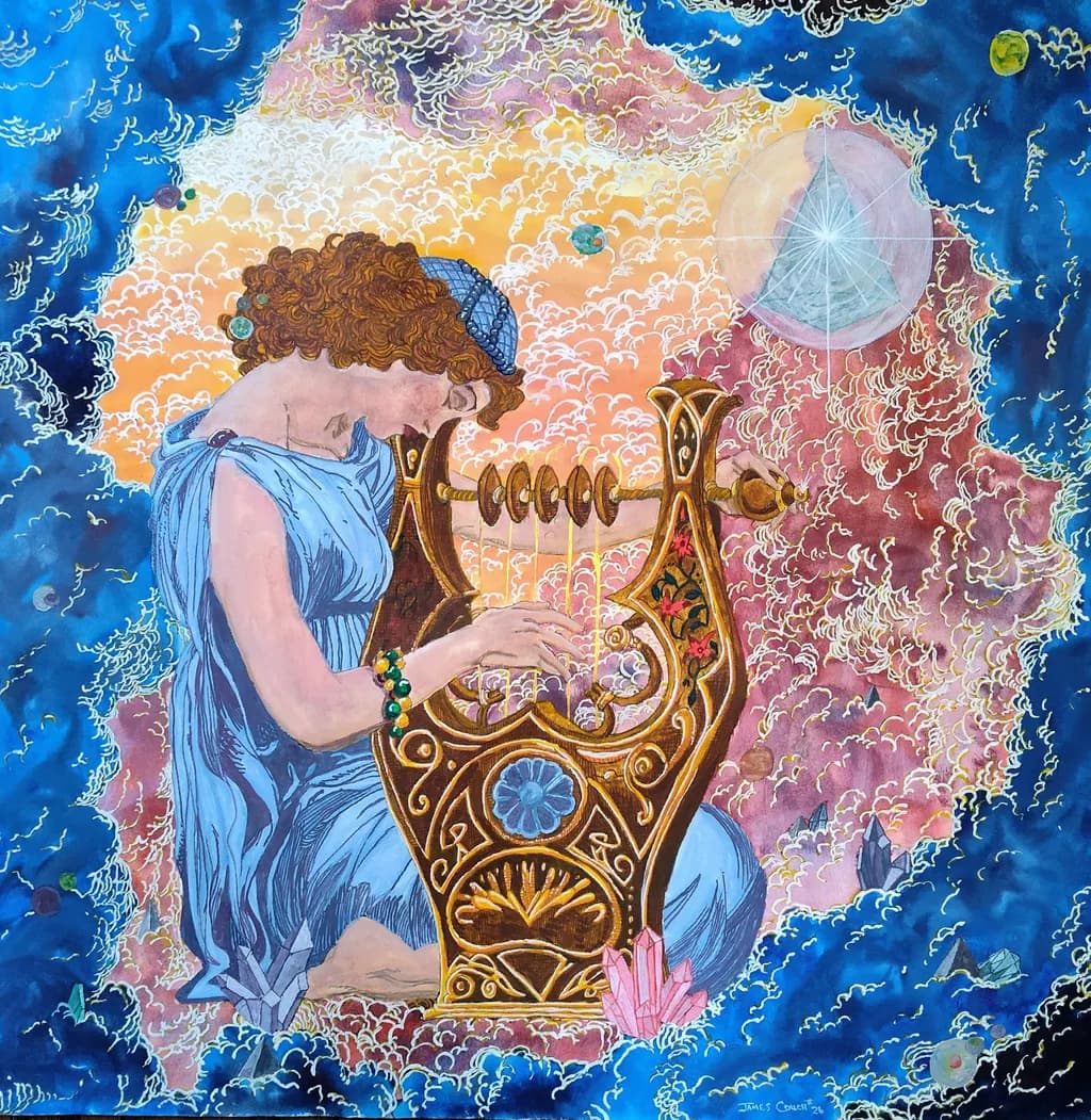 Figure with Lyre