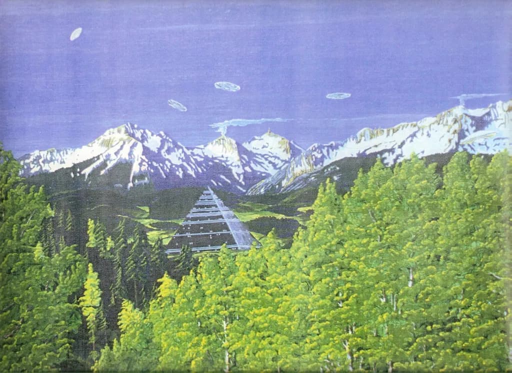 Mountains and Forest Vista