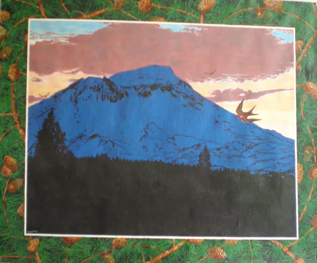 Twilight Mountain Flight