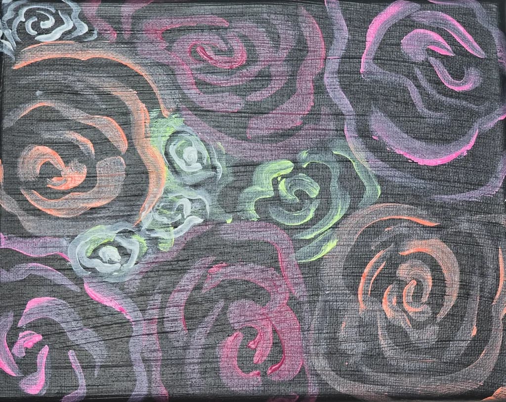 Neon Swirls