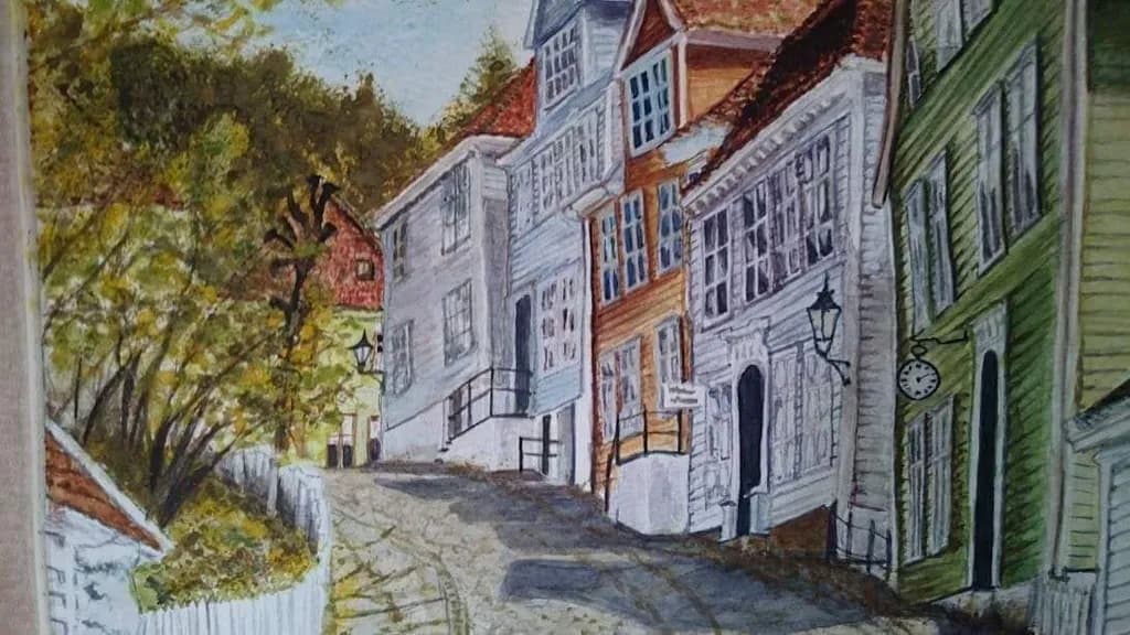 Sunlit Streetscape