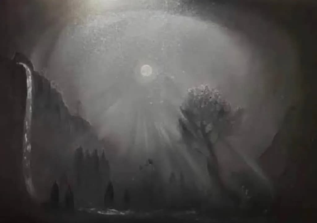Midnight mountain 
