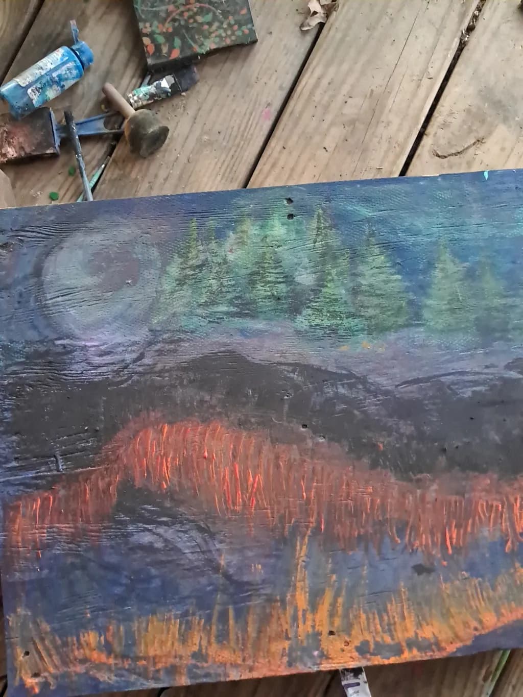 Forest Ember Reflection