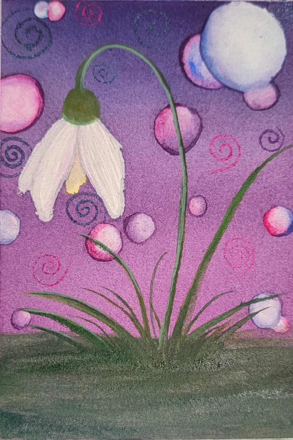 Drooping Bloom