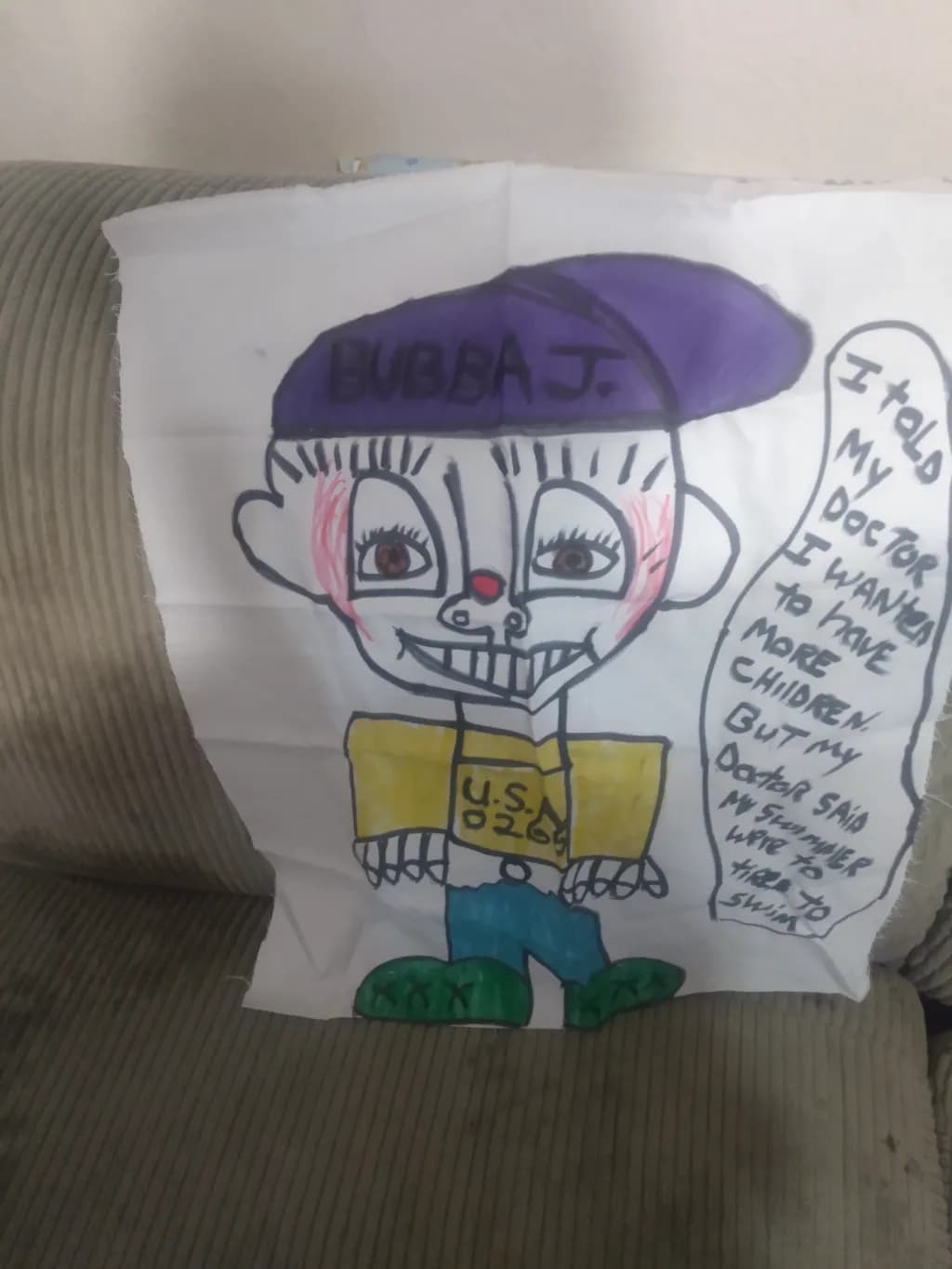 Bubba J. Cartoon