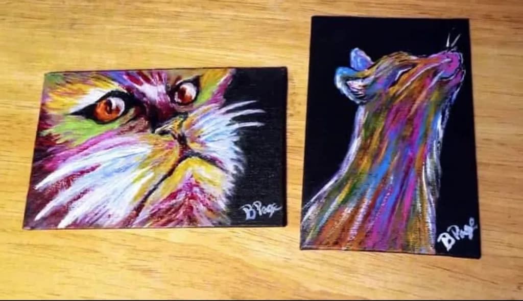 Chromatic Cat Portraits