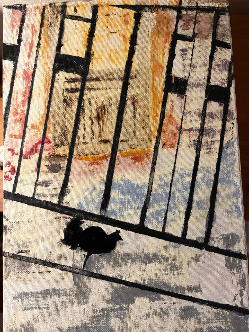 Shadowed Rooster
