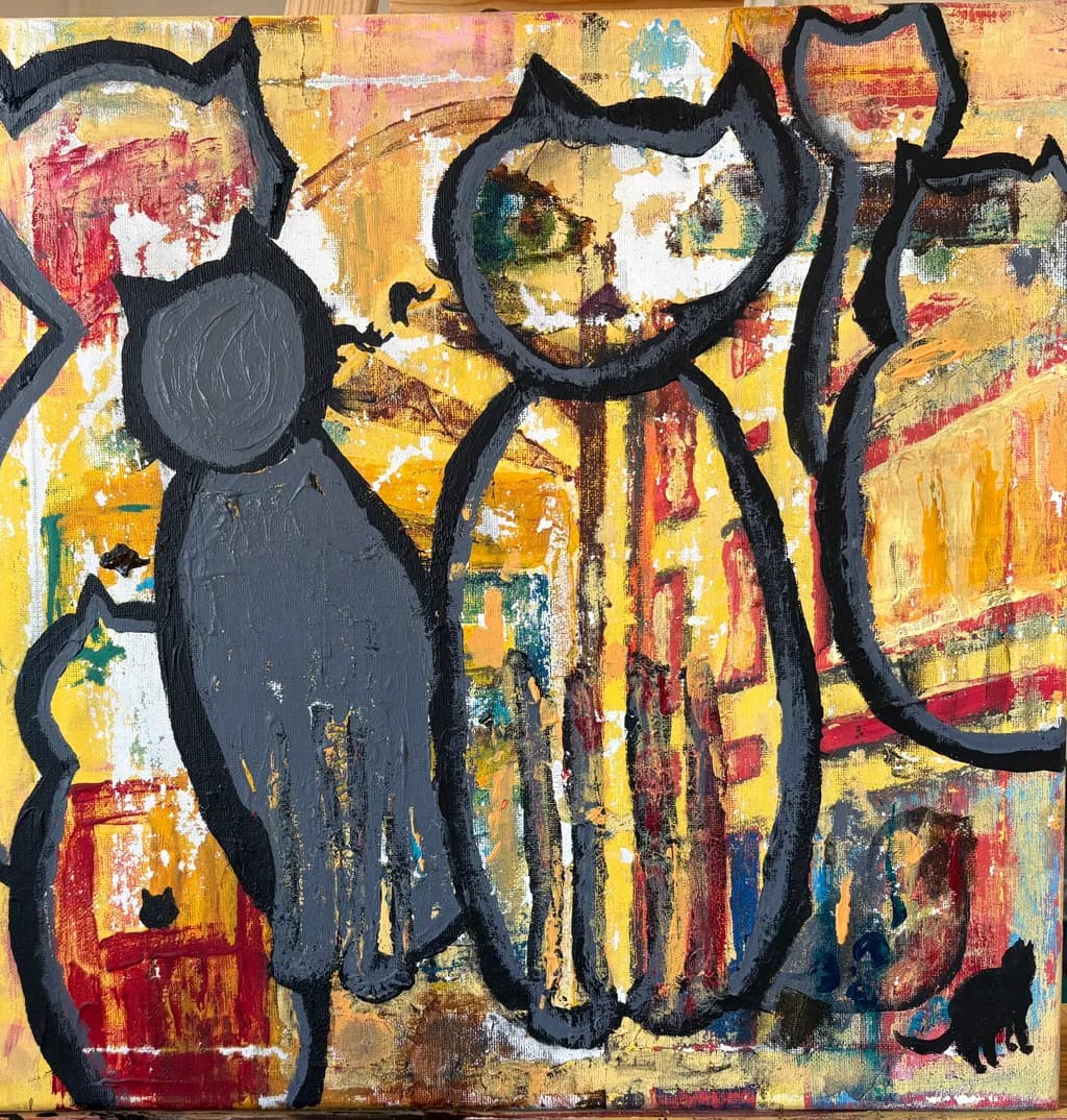 Urban Cat Silhouettes