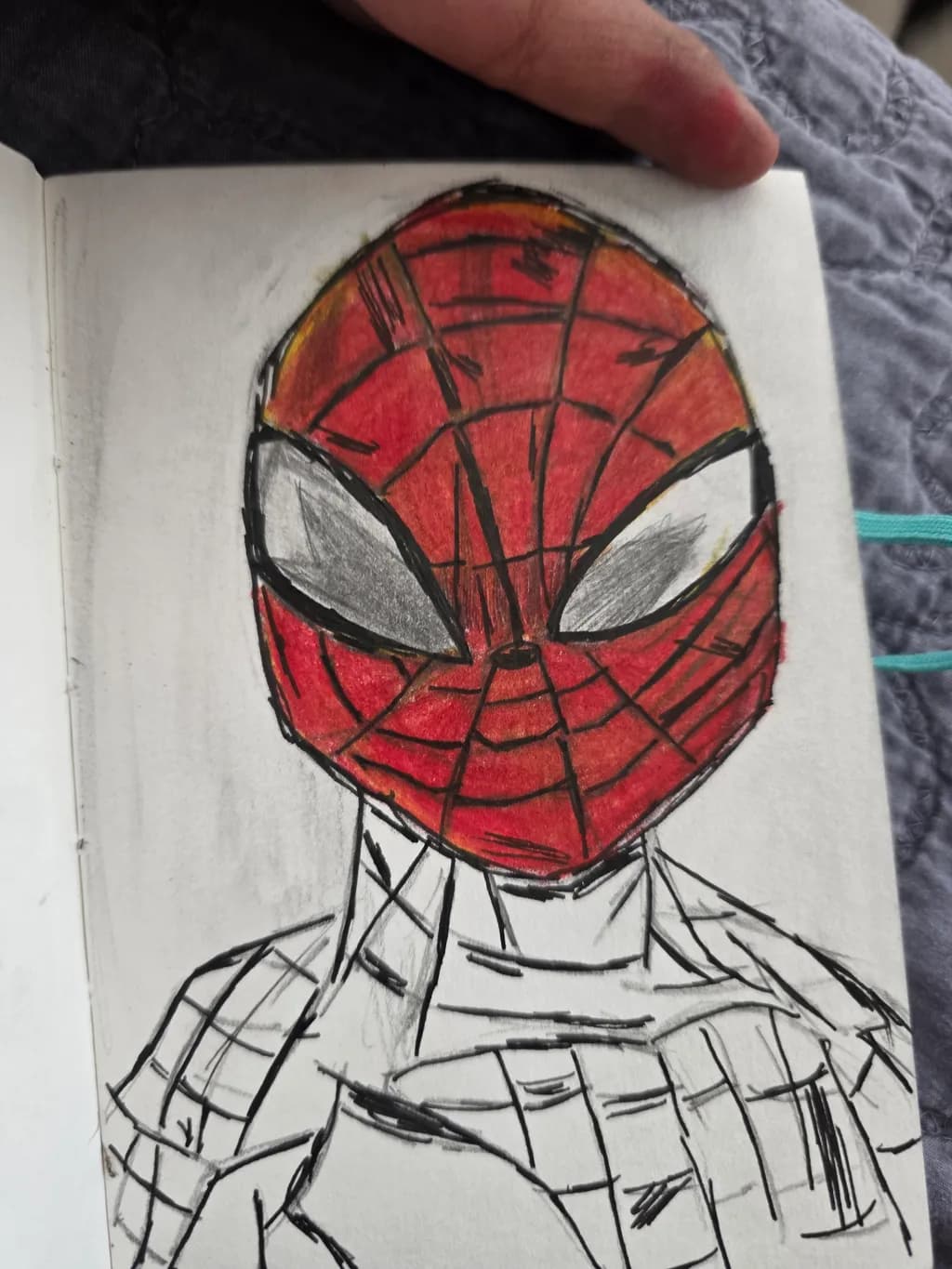 Spider Mask Sketch