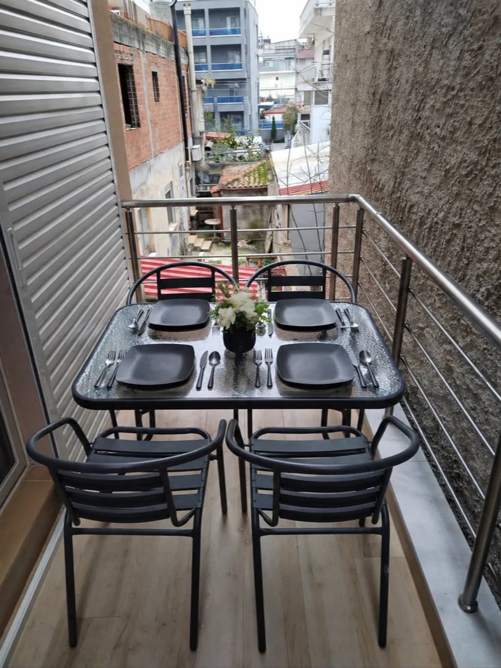 Urban Balcony Dining