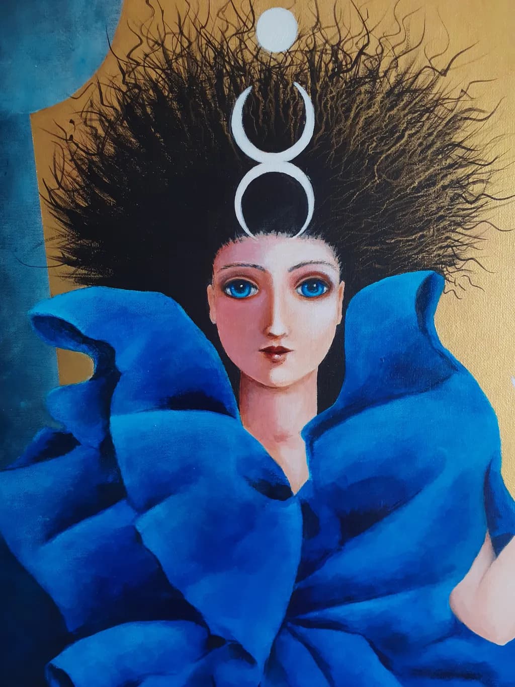 Blue Cloak Portrait