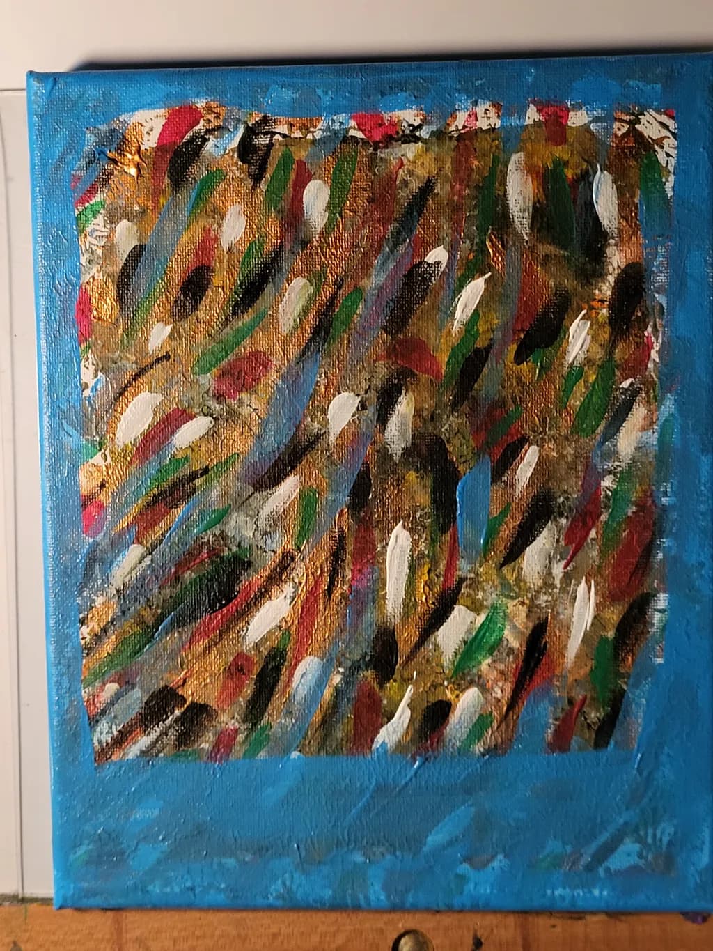 Colorful Feathers Canvas