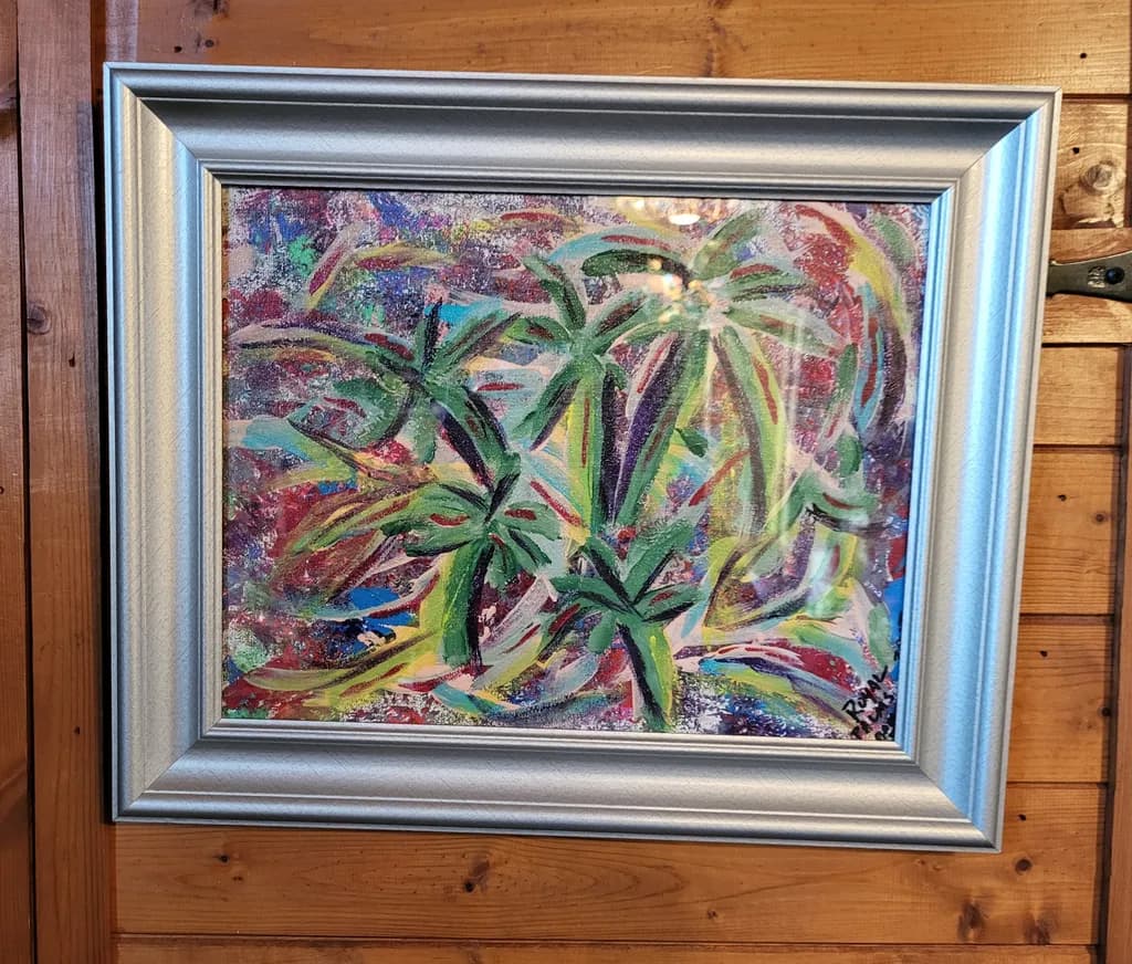 Abstract Palm Cluster