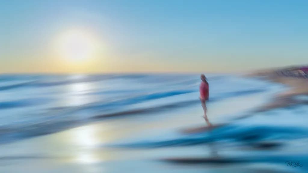 Infinite Sunset Shadows