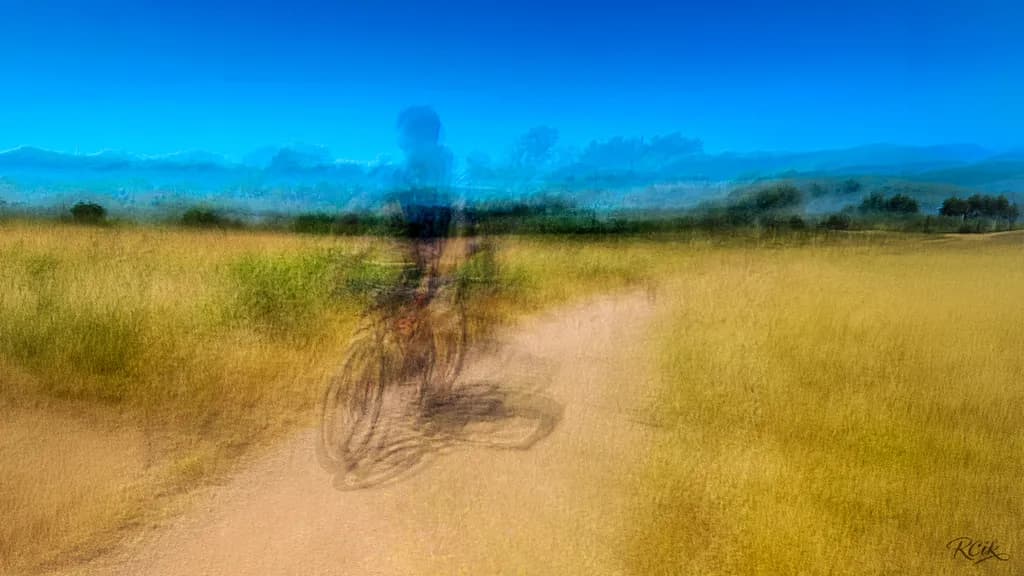 Biking the Fields of Gold
