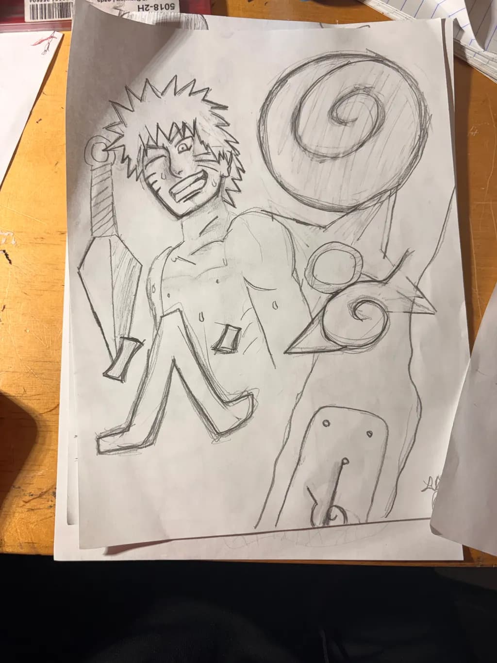 Ninja Emblem Sketch