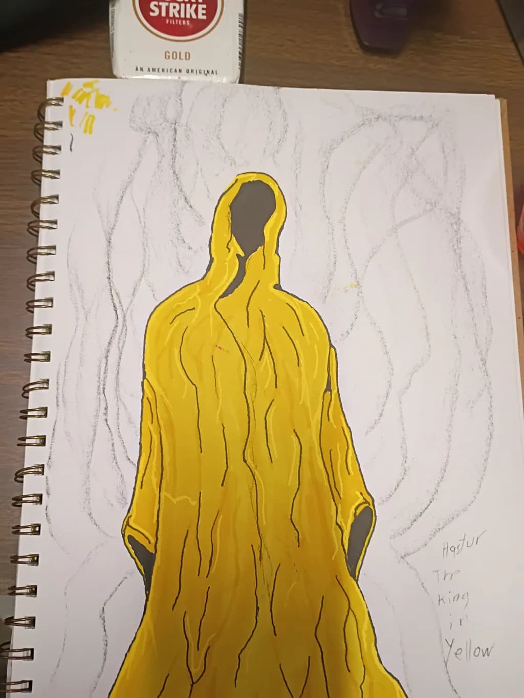 Yellow Hooded Figure