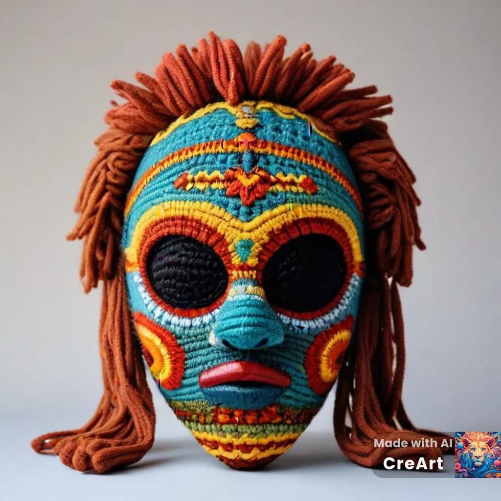 Woven Tribal Mask