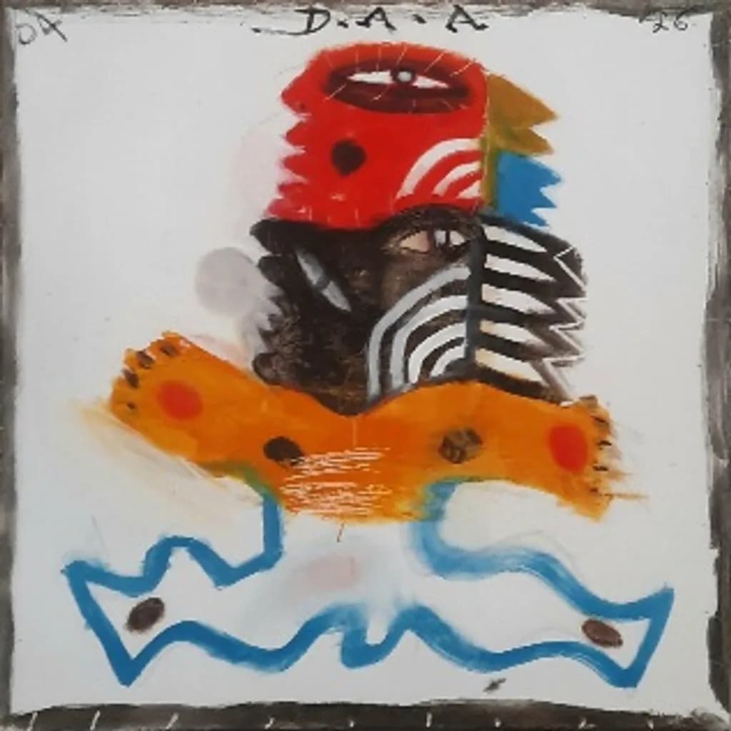 Abstract Expressionist Portrait