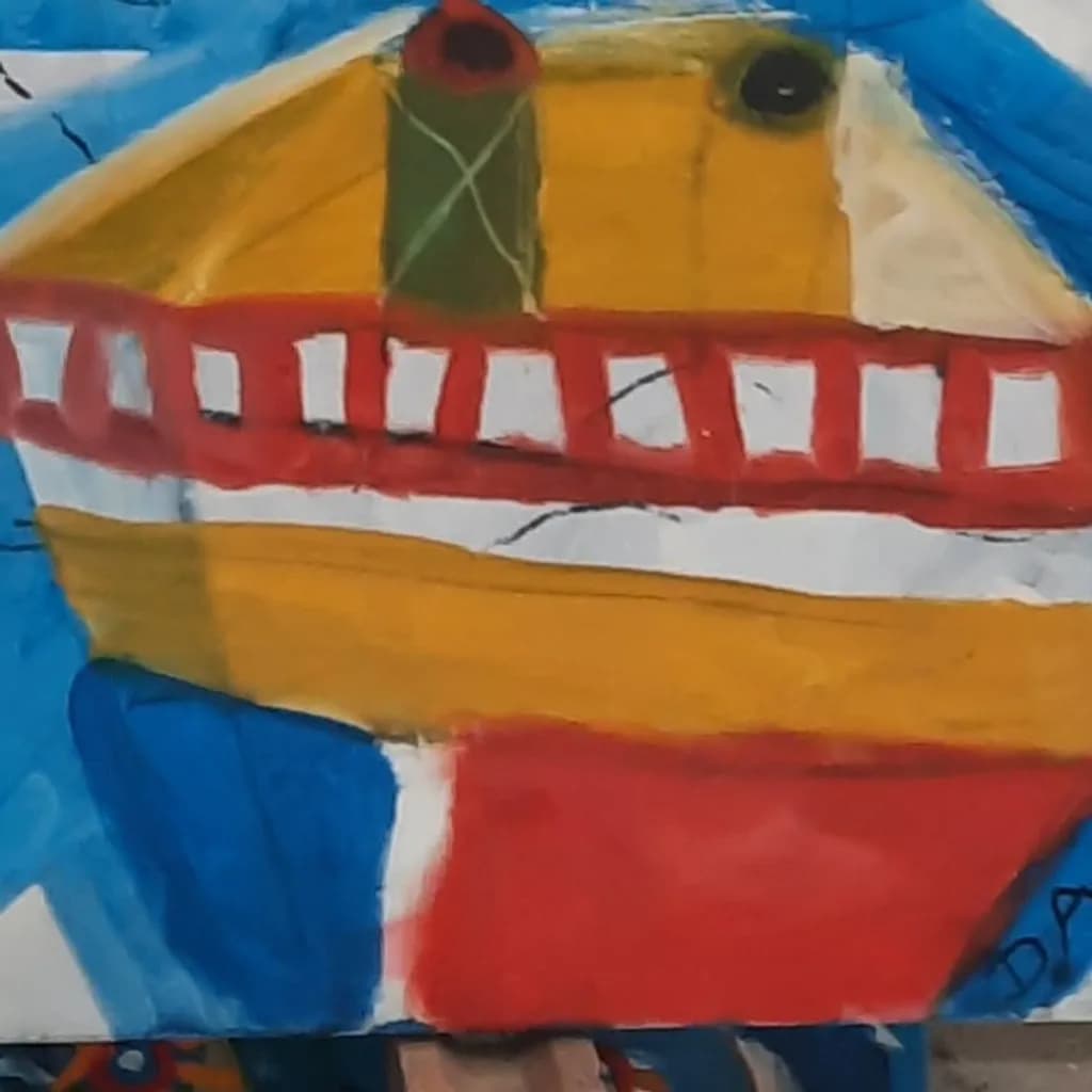 Abstract Boat Shape