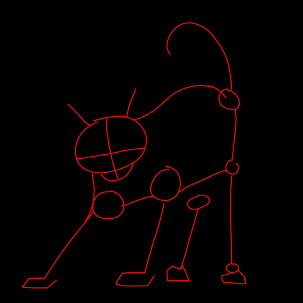 Kleki Cat Sketch