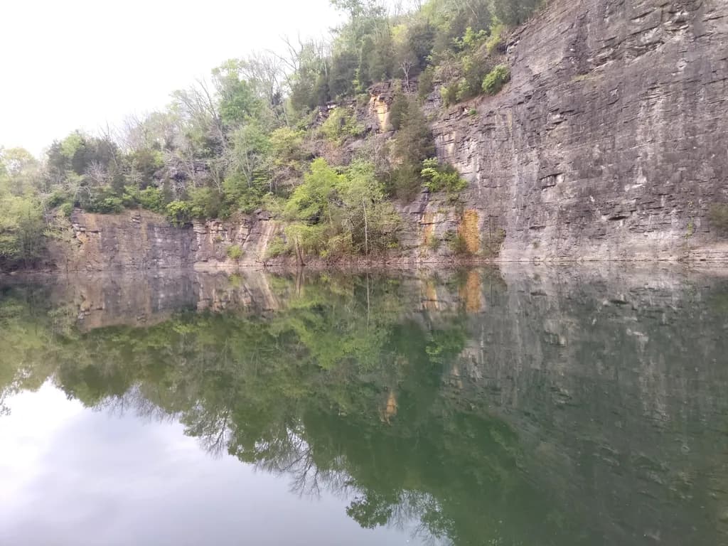 Cliffside Reflection