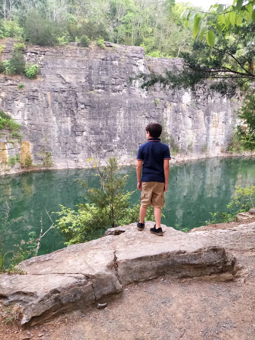 Cliffside Reflection