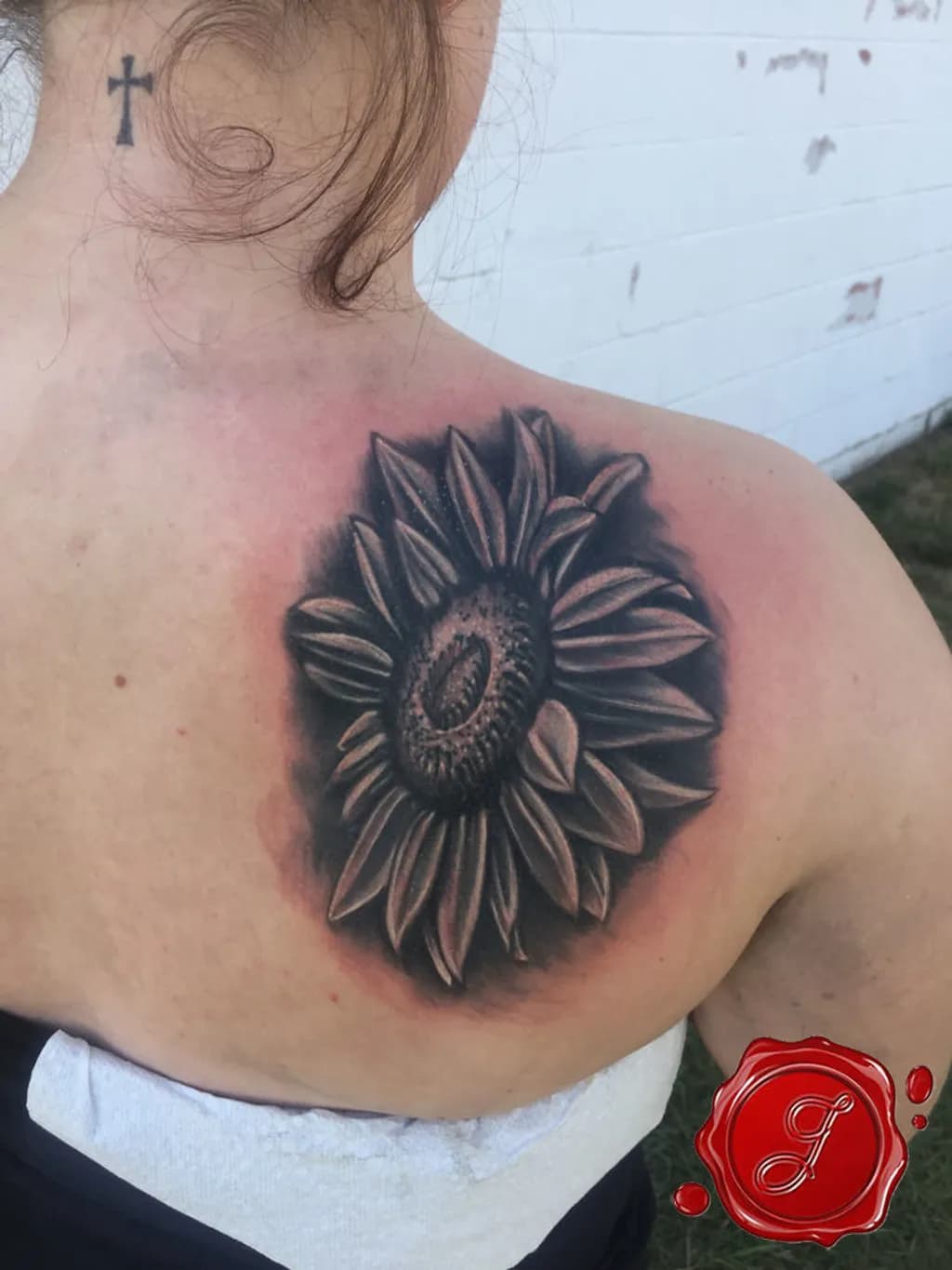 Monochrome Sunflower