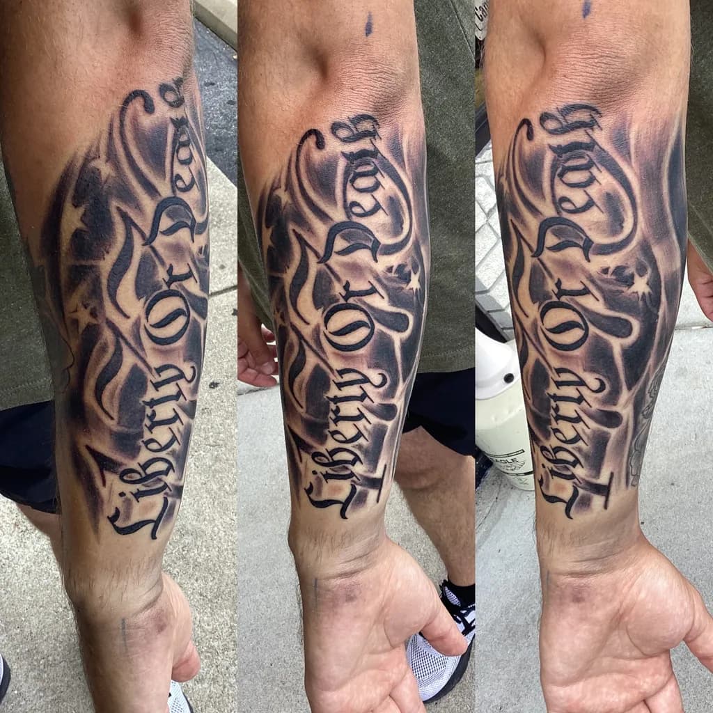 Liberty or Death Tattoo