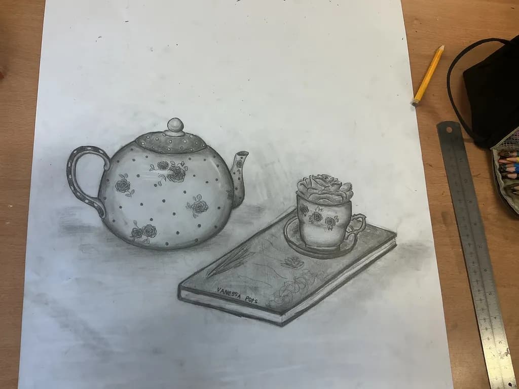Floral Tea Moment